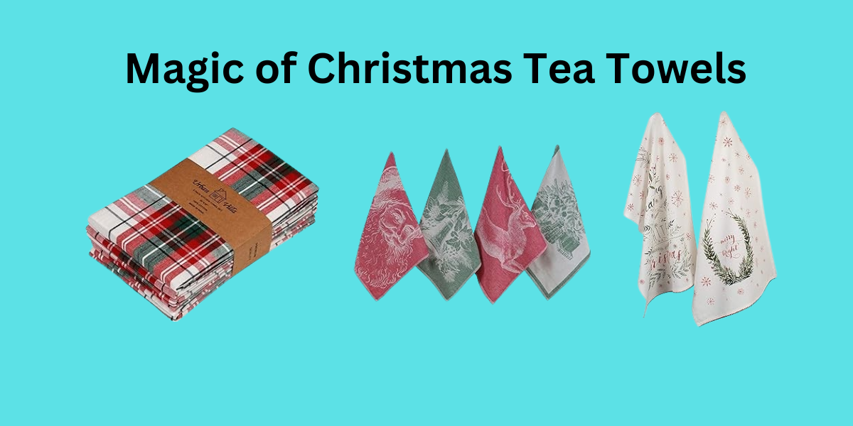 christmas tea towel